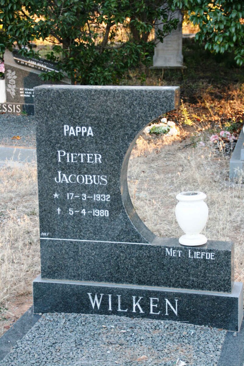 WILKEN Pieter Jacobus 1932-1980