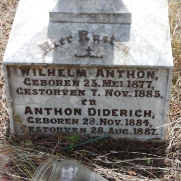 ? Wilhelm Anthon 1877-1885 :: ? Anthon Diderich 1884-1887