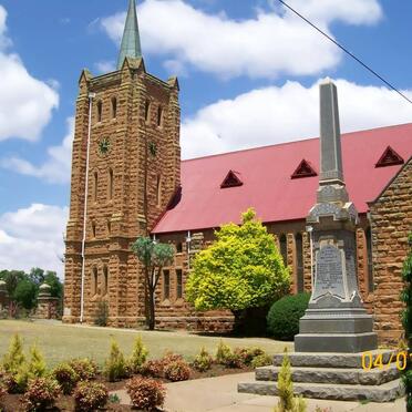 Free State, FOURIESBURG, NG Kerk, Burghermonument