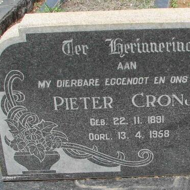 CRONJE Pieter 1891-1958
