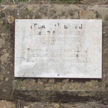 CRONJE Eduard VII 1903-1939