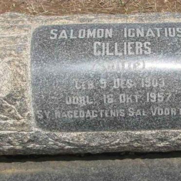 CILLIERS Salomon Ignatius 1903-1957