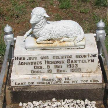CASTELYN Johannes Hendrik 1933-1933