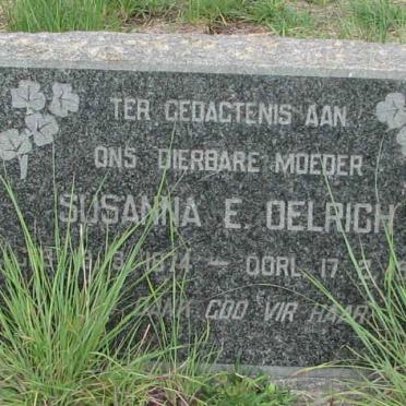 DELRICH Susanna E. 1874-195?