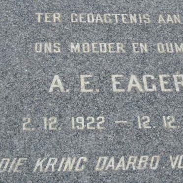 EAGER A.E. 1922-1986