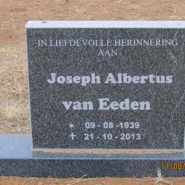 EEDEN Joseph Albertus, van 1939-2013