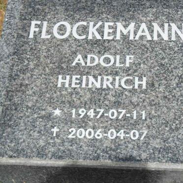 FLOCKEMANN Adolf Heinrich 1947-2006