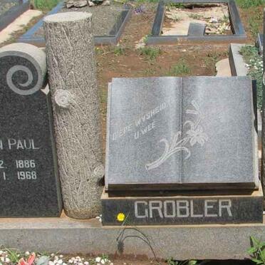 GROBLER Johan Paul 1886-1968 &amp; Anna Fransina 1898-1984
