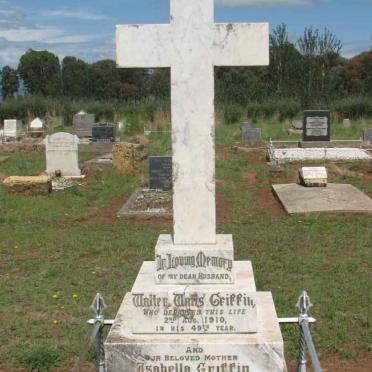 GRIFFIN Walter Walls -1910 &amp; Isabella -1933