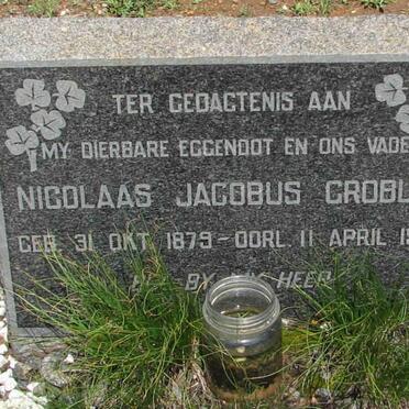 GROBLER Nicolaas Jacobus 1979-1959