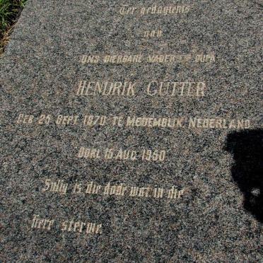 GUTTER Hendrik 1870-1950 &amp; Margaretha Johanna MEYER 1873-1951