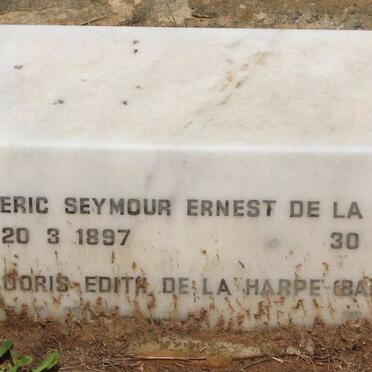 HARPE Eric Seymour Ernest, de la 1897-1971 &amp; Doris-Edith BALLANCE 