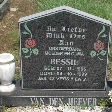 HEEVER Bessie, van den 1905-1999