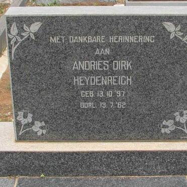 HEYDENREICH Andries Dirk 1897-1962