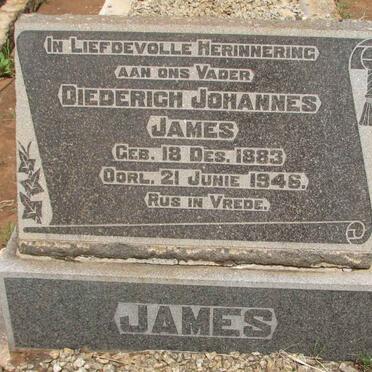 JAMES Diederich Johannes 1883-1946
