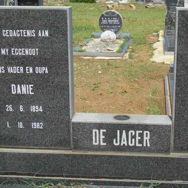 JAGER Danie, de 1894-1982 &amp; Hannie 1906-2002