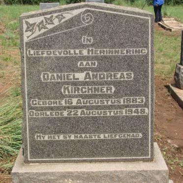 KIRCHNER Daniel Andreas 1883-1948