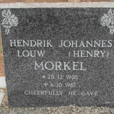 MORKEL Hendrik Johannes Louw 1905-1967