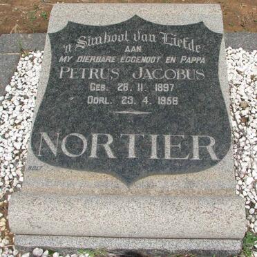 NORTIER Petrus Jacobus 1897-1956
