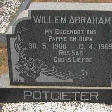 POTGIETER Willem Abraham 1906-1969