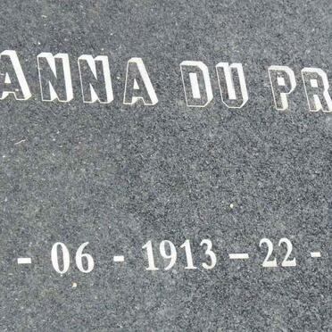 PREEZ Hanna, du 1913-2001