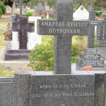 POUROULLI Andreas Christou 1930-1990