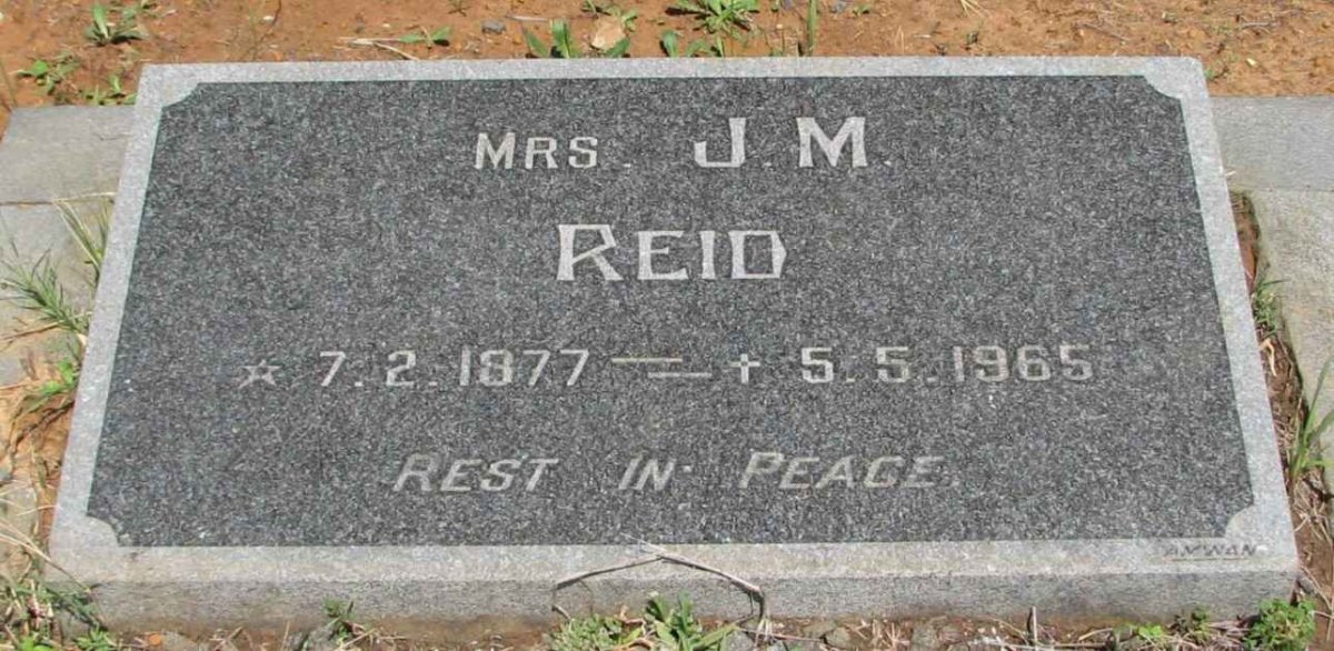 REID J.M. 1877-1965