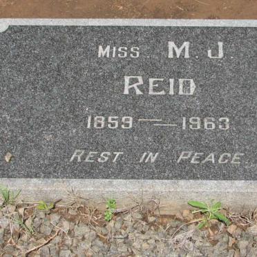 REID M.J. 1859-1963