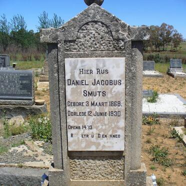 SMUTS Daniel Jacobus 1868-1930