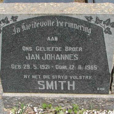 SMITH Jan Johannes 1921-1965