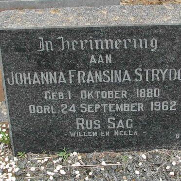 STRYDOM Johanna Fransina 1880-1962