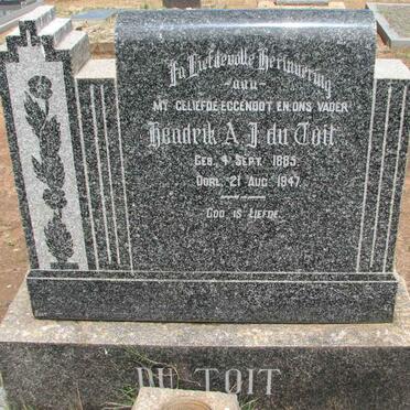 TOIT Hendrik A.J., du 1882-1947