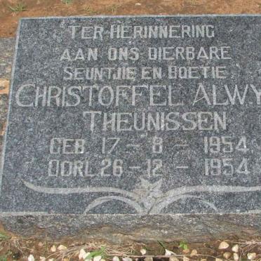 THEUNISSEN Christoffel Alwyn 1954-1954