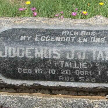 TALJAARD Jogemus J.J. 1920-1967
