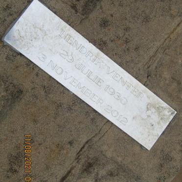 VENTER Hendrik 1930-2012