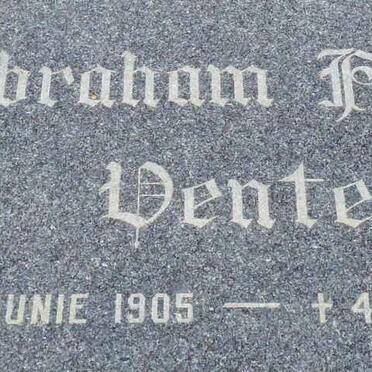 VENTER Abraham Paulus 1905-1981
