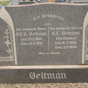 VELTMAN H.C.U. 1885-1951 &amp; J.C. VERMAAK 1892-1950