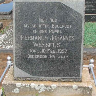 WESSELS Hermanus Johannes -1957