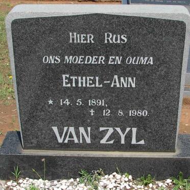 ZYL Ethel-Ann, van 1891-1980