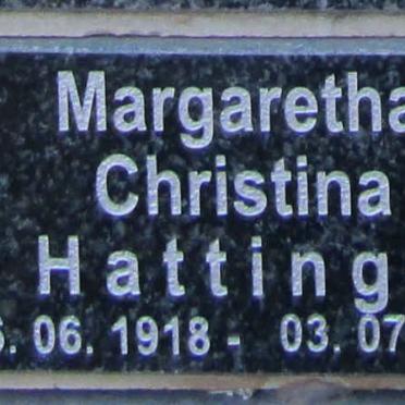 HATTINGH Margaretha Christina 1918-2015