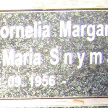 SNYMAN Cornelia Margaretha Maria 1956-