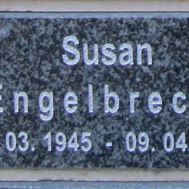 ENGELBRECHT Susan 1945-2013