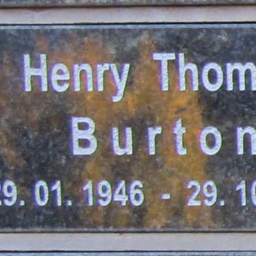 BURTON Henry Thomas 1946-2012