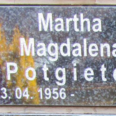 POTGIETER Martha Magdalena 1956-