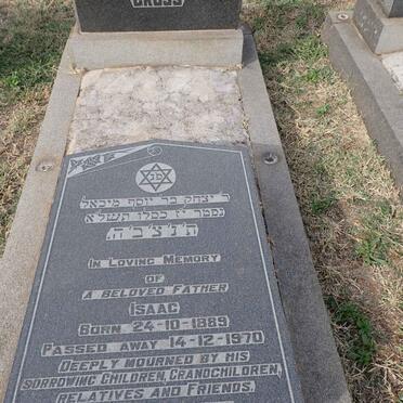 GROSS Isaac 1889-1970