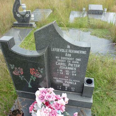 ? Carel Pieter Johannes 1937-1994 &amp; Noel Pamela Bird 1937-2017