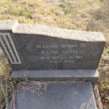 ANTUNES Aletha 1907-1964