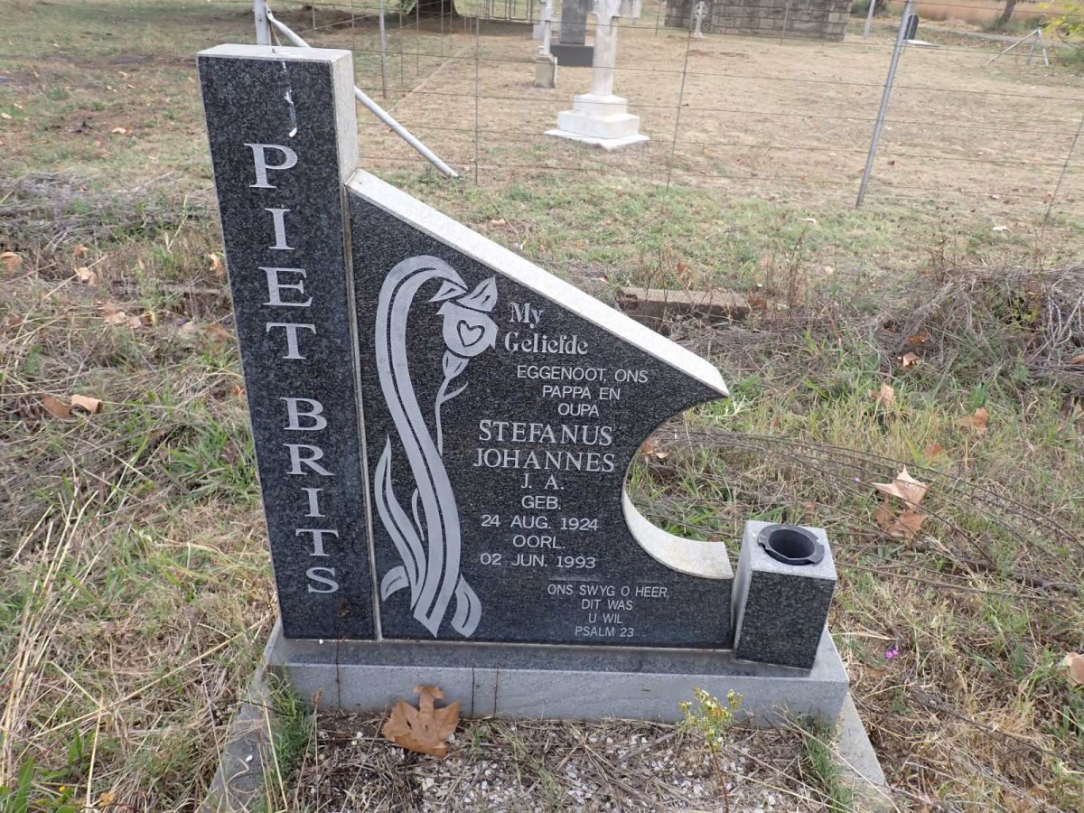 BRITS Stefanus Johannes J.A. 1924-1993