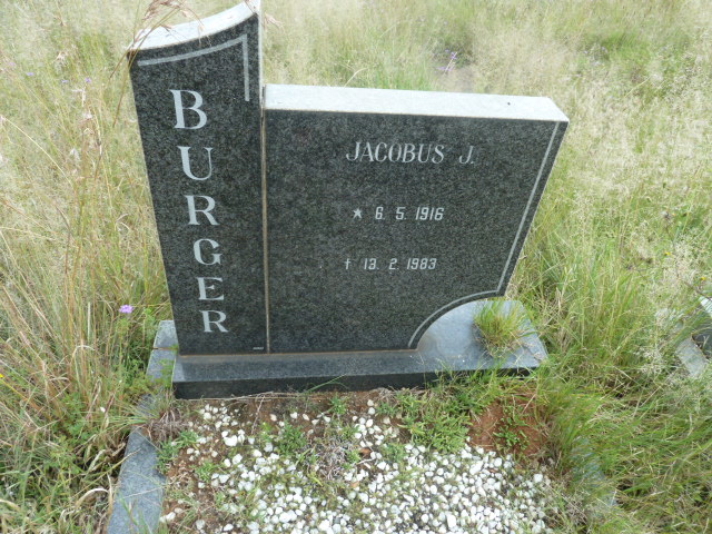 BURGER Jacobus J. 1916-1983