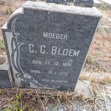 BLOEM C.C. 1891-1970